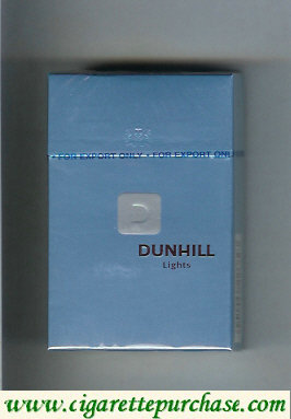 Dunhill D Lights cigarettes hard box
